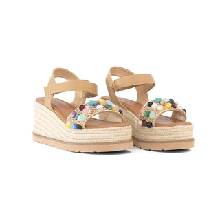 912001 Garrapata Sandalia Sintético Beige