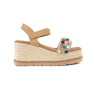 912001 Garrapata Sandalia Sintético Beige