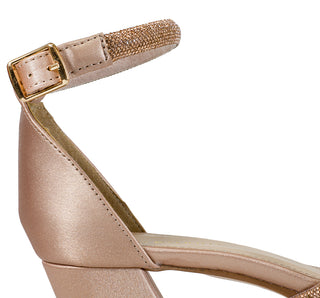 22714 Lady paulina Sandalia Escala Oro rosa