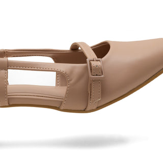 FDM138-3 Garrapata Zapatilla baja Sintético Nude