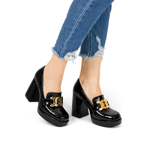 29207 Lady paulina Buti Alto brillo Negro