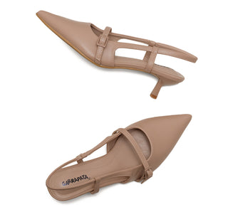 FDM138-3 Garrapata Zapatilla baja Sintético Nude