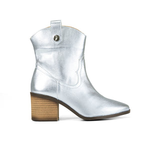 FC-3102 Sarah studio Bota Napa metalica plata/piedra plata Plata