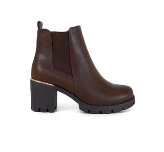 2409103 Garrapata Botin Sintético Cafe