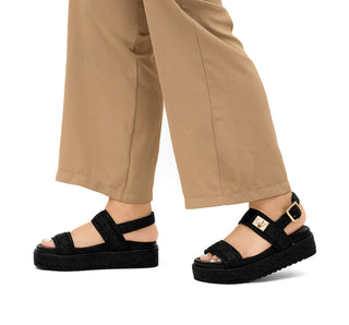 971002 Gillio Sandalia Sintético Negro