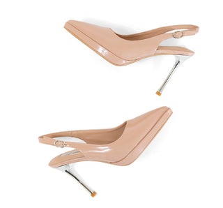 2425010 Efe Zapatilla alta Charol Beige