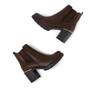 2409103 Garrapata Botin Sintético Cafe