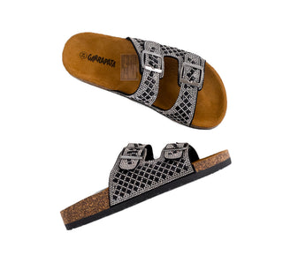 311008 Garrapata Sandalia Sintético Negro