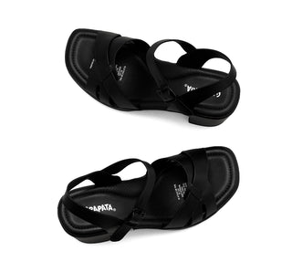 614005 Garrapata Sandalia Sintético Negro