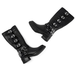 2409126 Garrapata Bota Sintético Negro