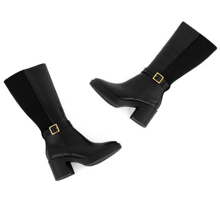 130303 Flexi Bota Piel Negro