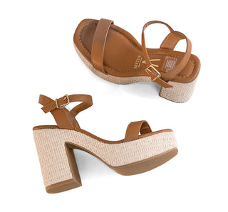 6541.100 Vizzano Sandalia Pelica/pele strech Camel