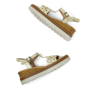 127703 Flexi Sandalia Piel Oro