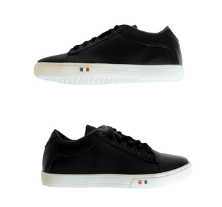 1011 Escarpa Tenis Textil Negro