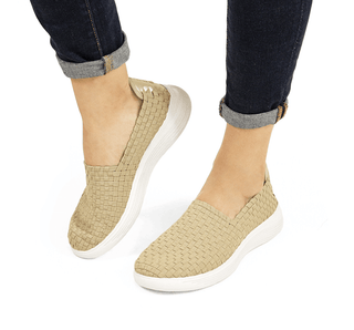 104905 Flexi Tenis Tejido Beige