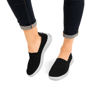 104905 Flexi Tenis Tejido Negro