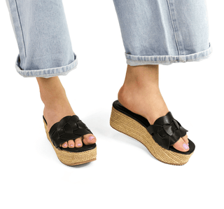 10507 Dorelli Sandalia Napa Negro