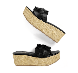 10507 Dorelli Sandalia Napa Negro