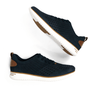 107602 Flexi Tenis Piel Azul marino