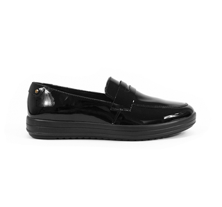 109403 Flexi Mocasin Charol Negro