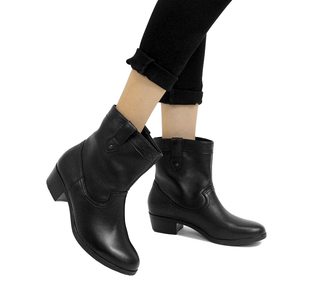 110010 Flexi Botin Piel Negro