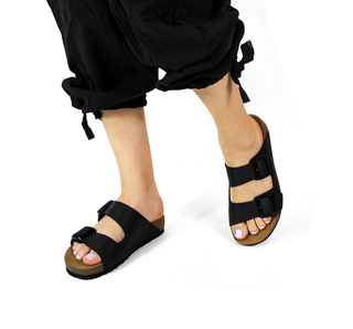 107401 Flexi Sandalia Piel Negro