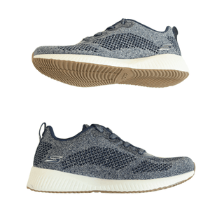 117006 Skechers Tenis Textil Azul marino