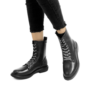 121002 Flexi Botin Piel Negro