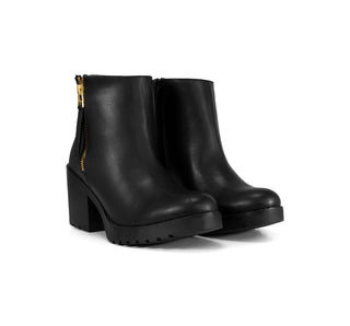 12301 Ambishoes Botin Sintético Negro