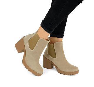 12311 Ambishoes Botin Gamuza / ante Camel