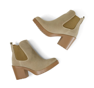12311 Ambishoes Botin Gamuza / ante Camel