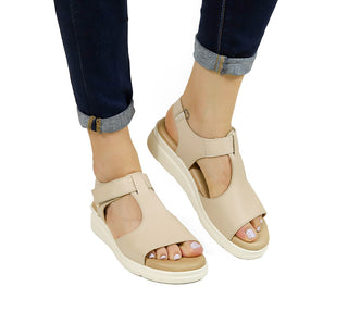 124202 Flexi Sandalia Piel Beige