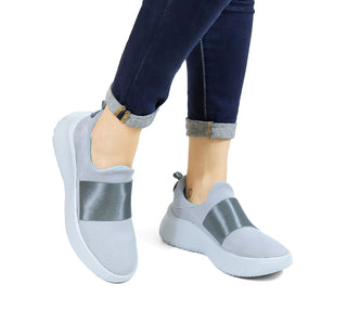 124802 Flexi Tenis Textil Gris