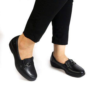 18122 Flexi Cerrado Piel Negro