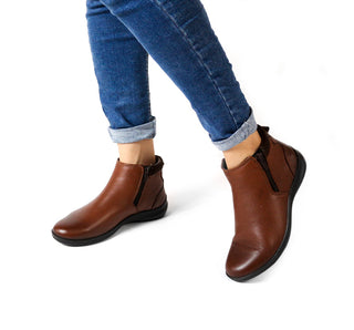 25913 Flexi Botin Piel Cafe