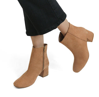 26001 Lady paulina Botin Durazno Camel