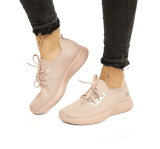 32800 Skechers Tenis Textil Rosa