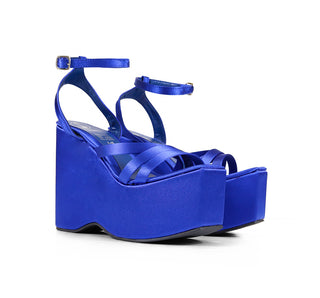 3569 Sary Sandalia Shantung Azul