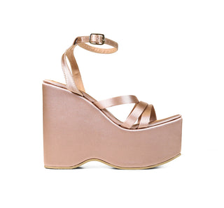 3569 Sary Sandalia Shantung Beige