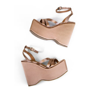 3569 Sary Sandalia Shantung Beige