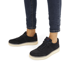 408902 Flexi Tenis Piel Azul marino