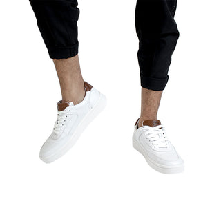 411901 Flexi Tenis Piel Blanco