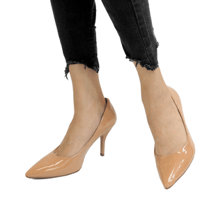 4122.1300 Beira rio Zapatilla alta Verniz premium Beige charol