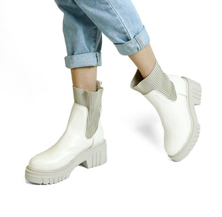 326703 Efe Botin Sintético Blanco