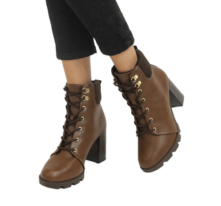 9074.103 Beira rio Botin Sintético Camel