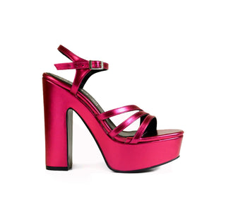 9656 Dorelli Sandalia Napa metalica Fiusha