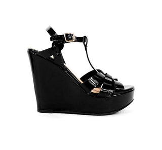 68779 Senties Sandalia Charol Negro