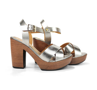 3701 Sando Sandalia Sintético Inox