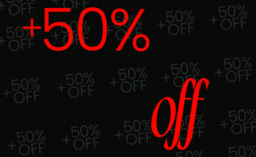 MÁS DE 50% OFF